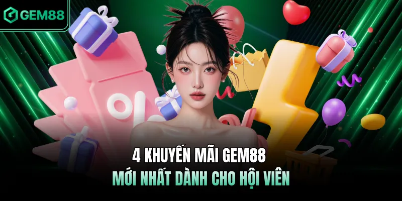 4 khuyến mãi GEM88 mới nhất dành cho hội viên